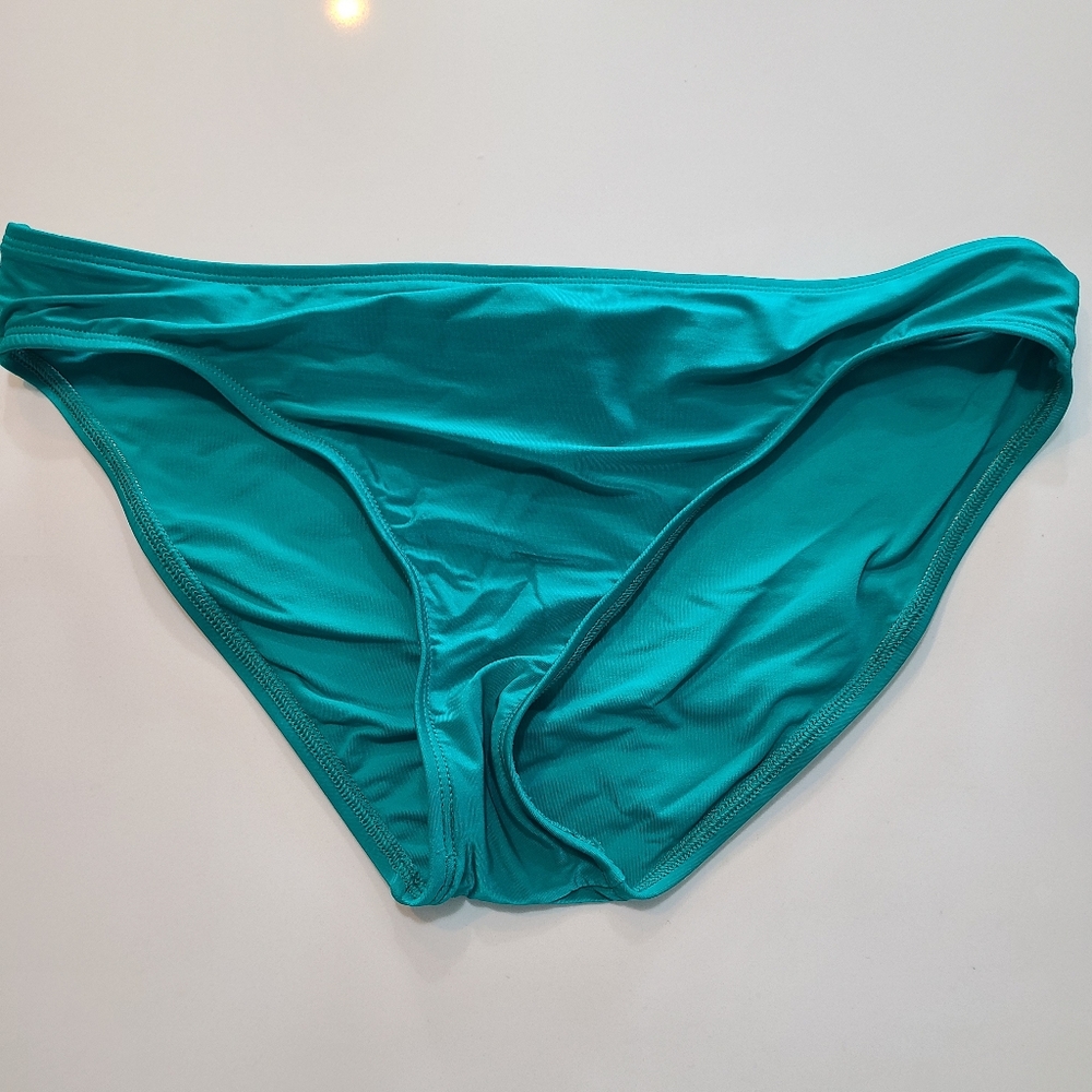 La Blanca Teal Bikini Bottoms In Size 12